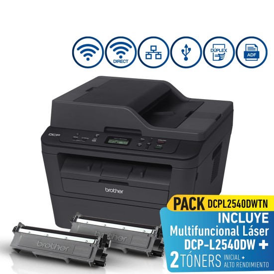 MULTIFUNCIONAL LASER BLANCO Y NEGRO L2540DW 30 PPM USB WIFI