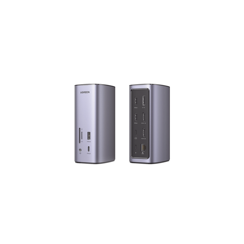 HUB USB-C (Docking Revodok Pro) 12 en 1 | 2 USB-A 3.0 | 1 USB-C PD Car