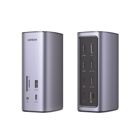HUB USB-C (Docking Revodok Pro) 12 en 1 | 2 USB-A 3.0 | 1 USB-C PD Car