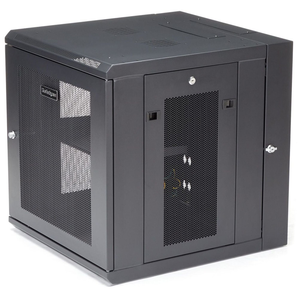 RACK ABISAGRADO DE PARED 12U CO N 24 PULGADAS DE PROFUNDIDAD