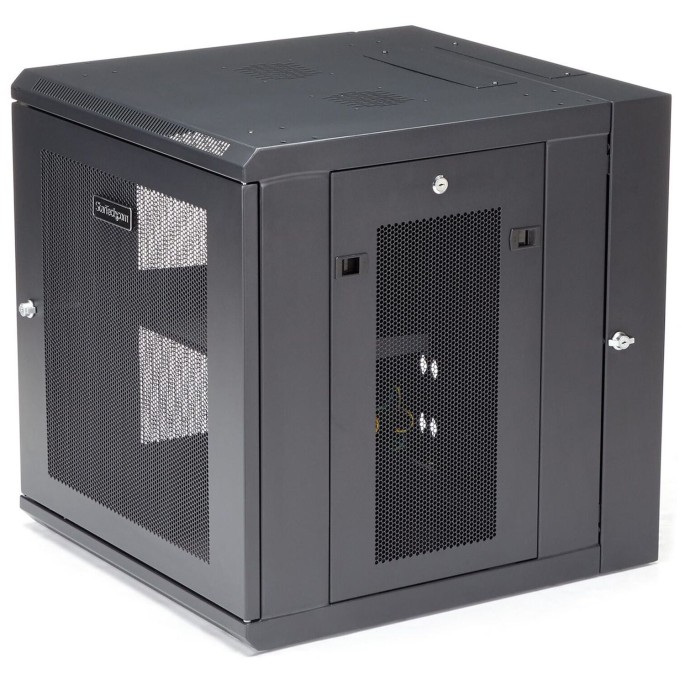 RACK ABISAGRADO DE PARED 12U CO N 24 PULGADAS DE PROFUNDIDAD