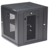 RACK ABISAGRADO DE PARED 12U CO N 24 PULGADAS DE PROFUNDIDAD