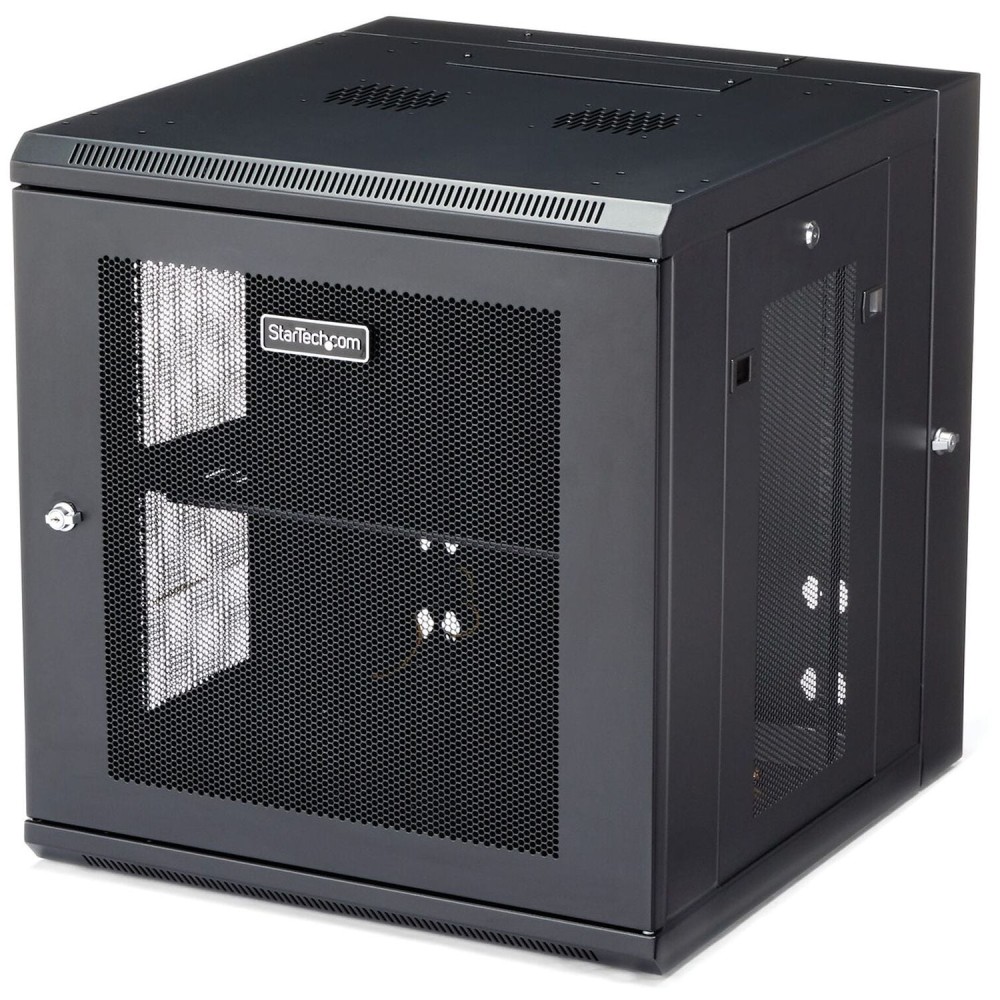 RACK ABISAGRADO DE PARED 12U CO N 24 PULGADAS DE PROFUNDIDAD