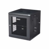 RACK ABISAGRADO DE PARED 12U CO N 24 PULGADAS DE PROFUNDIDAD