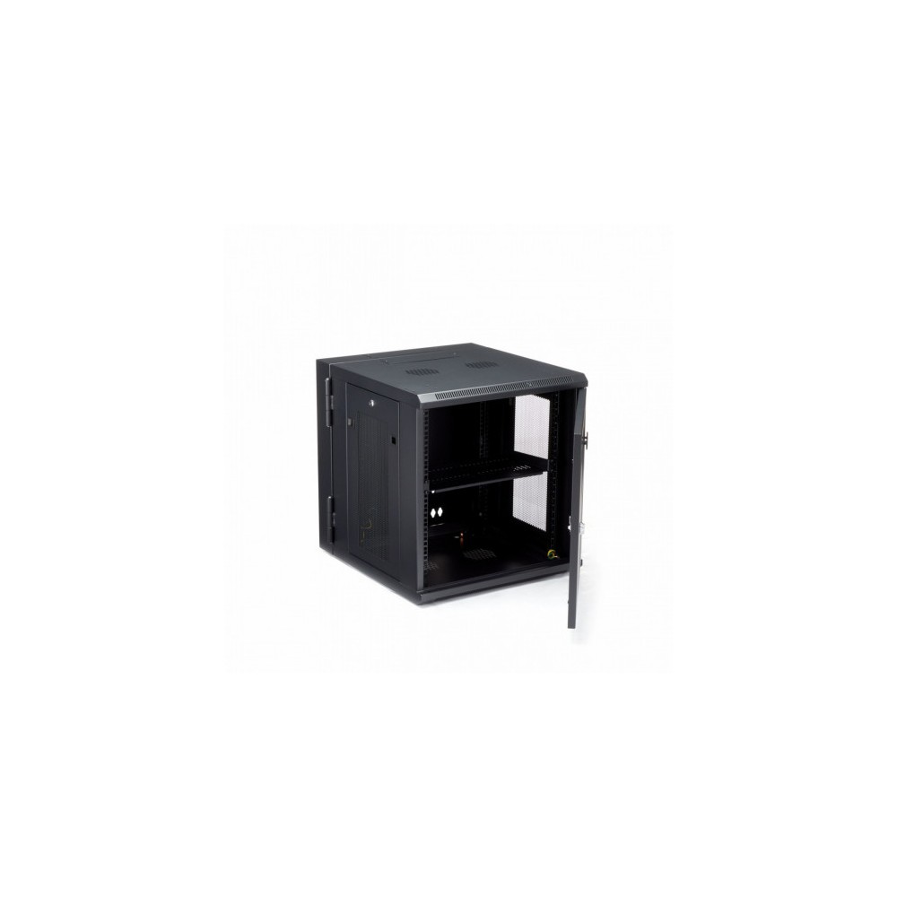 RACK ABISAGRADO DE PARED 12U CO N 24 PULGADAS DE PROFUNDIDAD