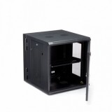 RACK ABISAGRADO DE PARED 12U CO N 24 PULGADAS DE PROFUNDIDAD