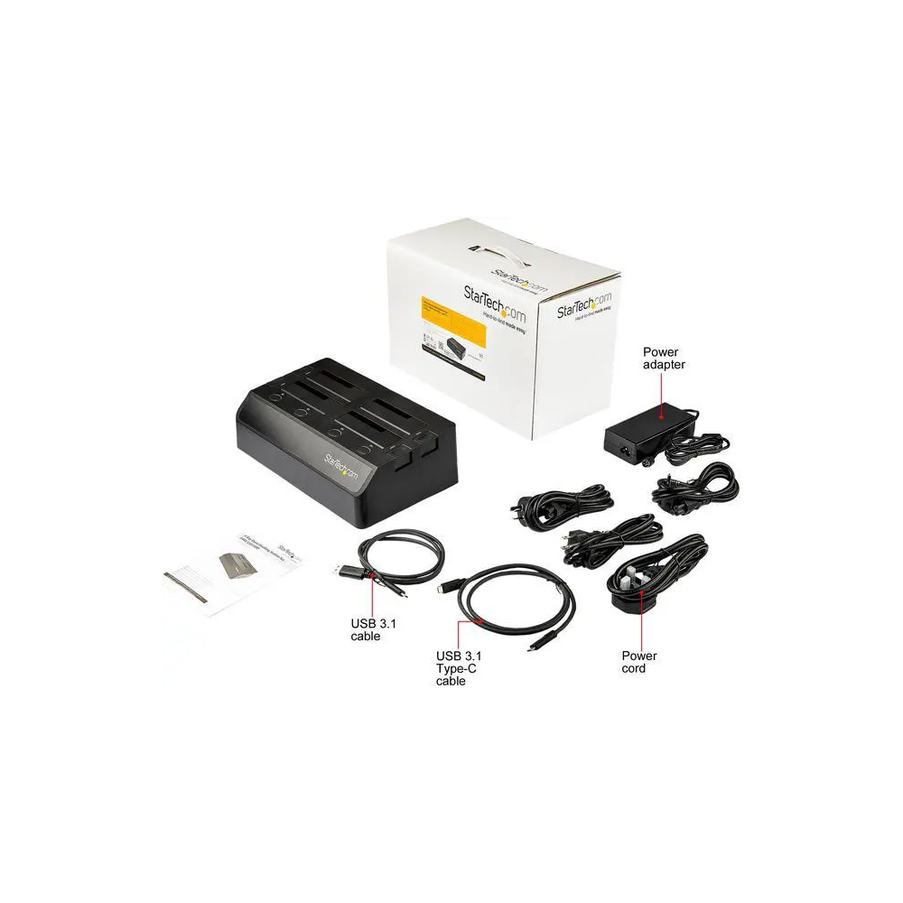 DOCKING STATION USB 3.1 4 BAHIAS SATA 2.5 O 3.5
