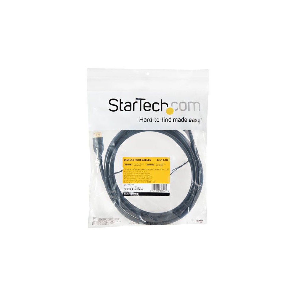 CABLE DISPLAYPORT 1 4 DE 4 M CERTIFICACION VESA 8K 60HZ