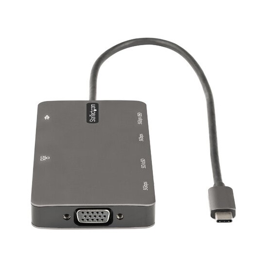 ADAPTADOR MULTIPUERTOS USB C HDMI O VGA USB 3.0 PD 100W