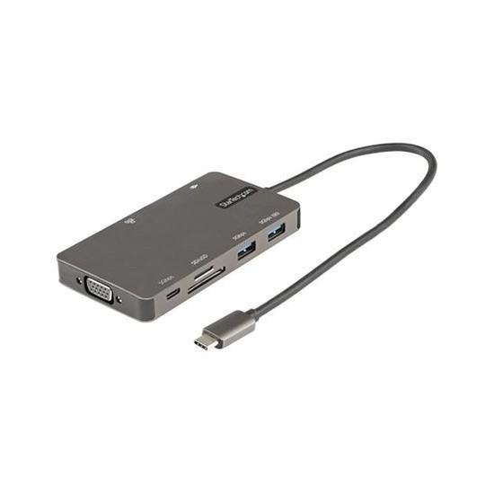 ADAPTADOR MULTIPUERTOS USB C HDMI O VGA USB 3.0 PD 100W