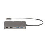ADAPTADOR MULTIPUERTOS USB C HDMI O VGA USB 3.0 PD 100W