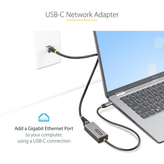 ADAPTADOR DE RED ETHERNET USB-C A RJ45 DONGLE USB TIPO C
