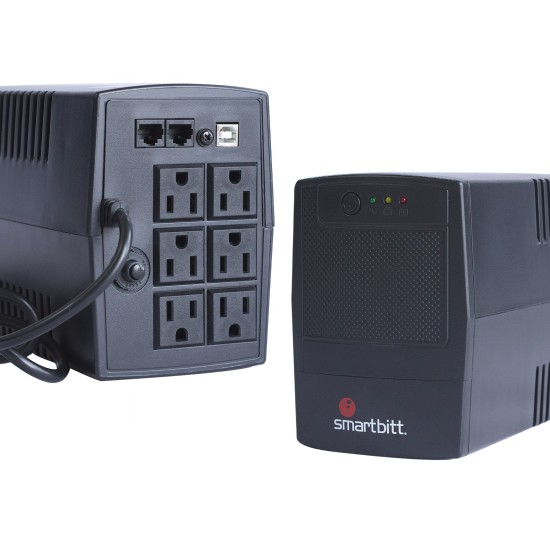NOBREAK 1000VA 500 WATTS 6 CONTACTOS POTECCION DE LINEA TE