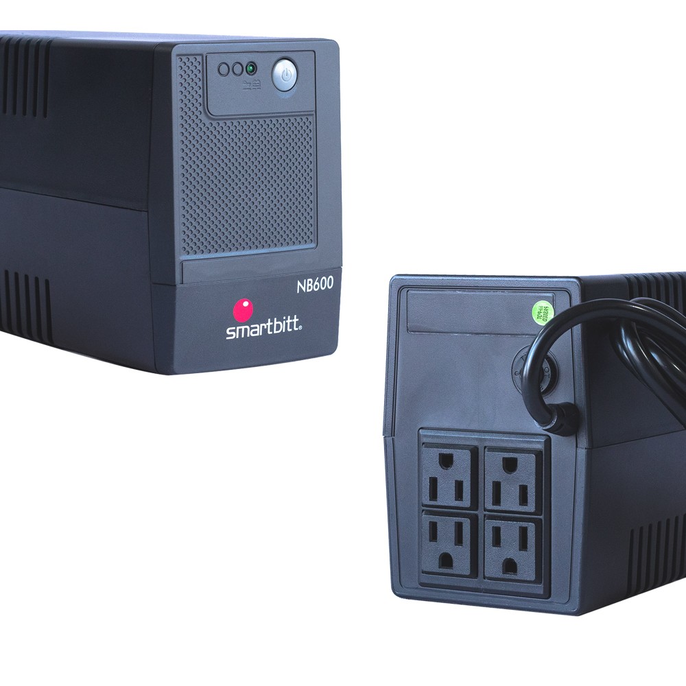 SMARTBITT NO-BREAK 600VA/300 WA TTS 4 CONTACTOS