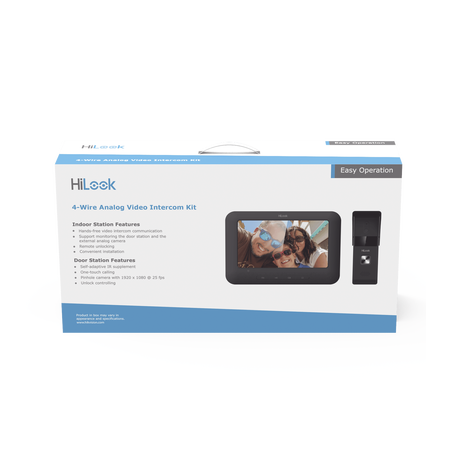 Kit de Videoportero Analógico con Pantalla LCD a Color de 7" / Frente