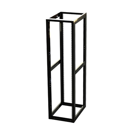 Rack Estándar 19" de 4 Postes, Acero, 45 Unidades, Profundidad Ajustab