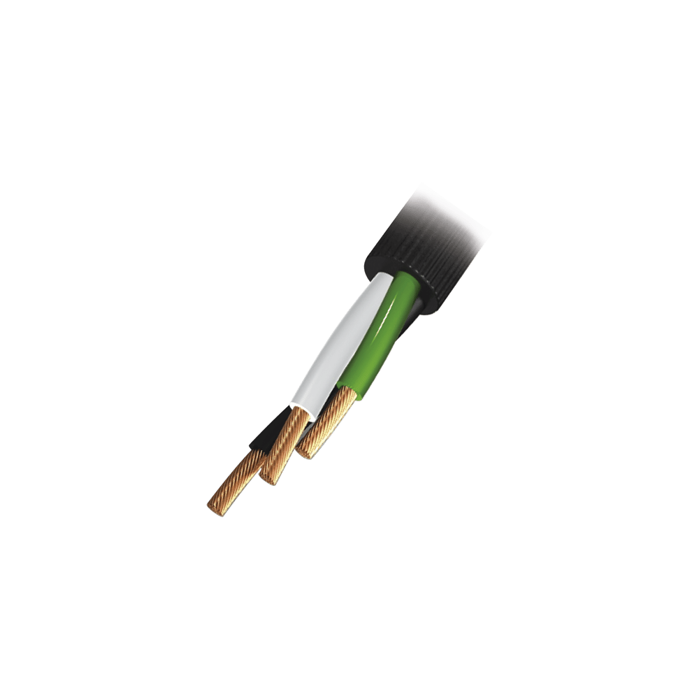 Cable Eléctrico de Uso Rudo 3 Hilos Calibre 14 AWG, Hasta 600 V. Rollo