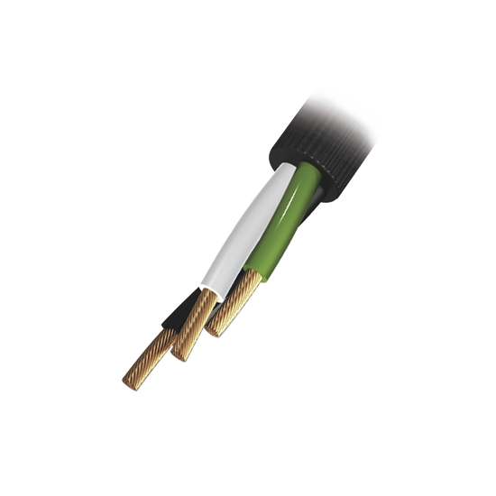 Cable Eléctrico de Uso Rudo 3 Hilos Calibre 14 AWG, Hasta 600 V. Rollo
