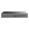 GWN7701PA, Switch PoE No Administrable, 8 x GigaEth, 8 Puertos con PoE