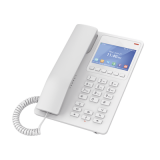 GHP630, Teléfono Hotelero IP Blanco, LCD Color 3.5", 2 SIP 2 líneas, G