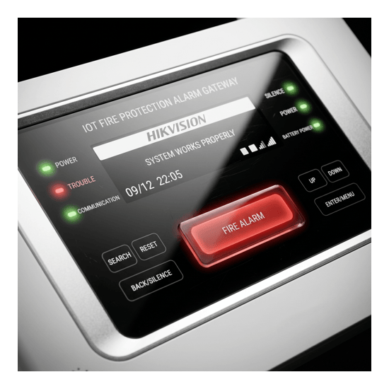 (HikFire) Panel Inalámbrico de Detección de Incendio (Gateway LoRa) /