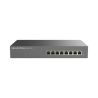 GWN7701PA, Switch PoE No Administrable, 8 x GigaEth, 8 Puertos con PoE
