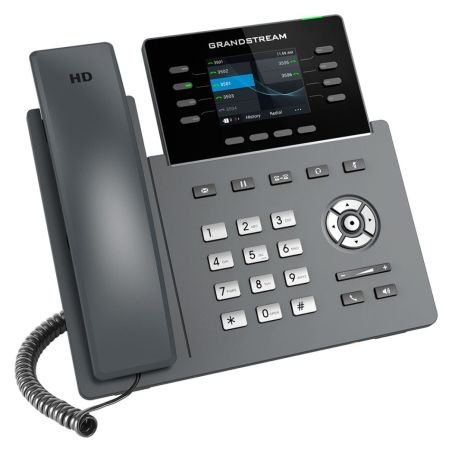 GRP2624, Teléfono IP HD Carrier-Grade, 4 cuentas SIP, 8 líneas, Blueto