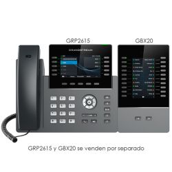 GRP2615, Teléfono IP HD Carrier-Grade, 10 Líneas, 5 cuentas SIP, WiFi,