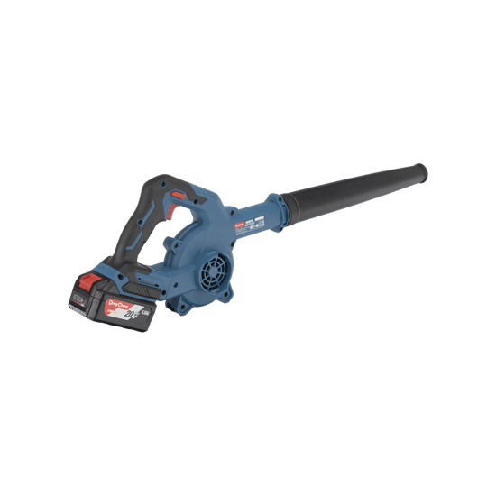 Sopladora Inalámbrica de 20V, Incluye batería de 4.0Ah, Cargador y bol