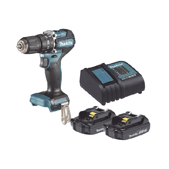 Rotomartillo/Taladro Inalámbrico SIN CARBONES, Broquero de 1/2", 1,700