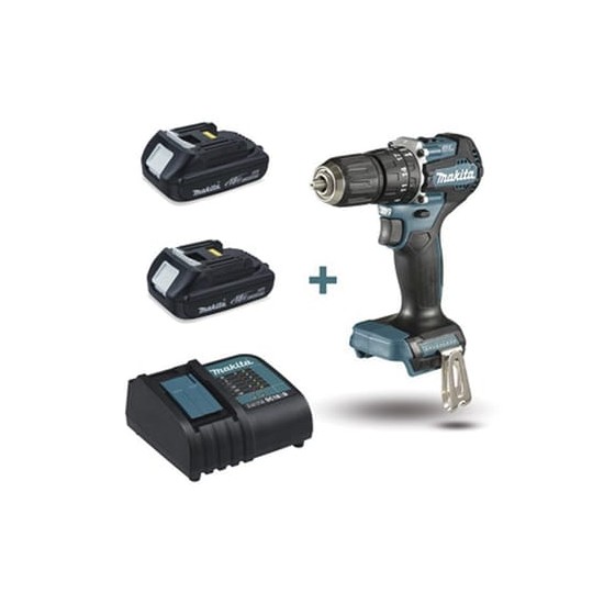 Rotomartillo/Taladro Inalámbrico SIN CARBONES, Broquero de 1/2", 1,700