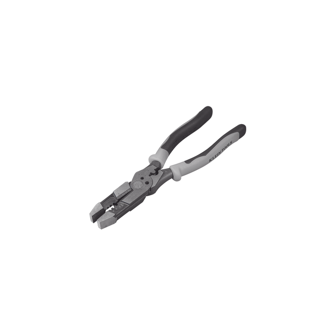Pinza Híbrida con Ponchadora de 8". Pela Cable Sólido de 10-14 AWG y C