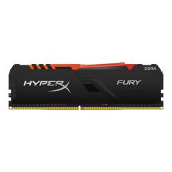 MEMORIA DDR4 KINGSTON HYPERX FURYBLACK RGB 8GB 2666MHZ(HX426C16FB3A/8)