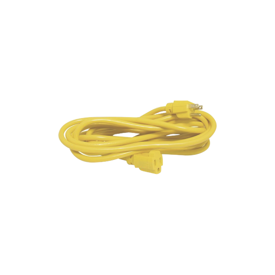 Extensión Eléctrica de Uso Rudo Aterrizada 30 metros / Color Amarillo.