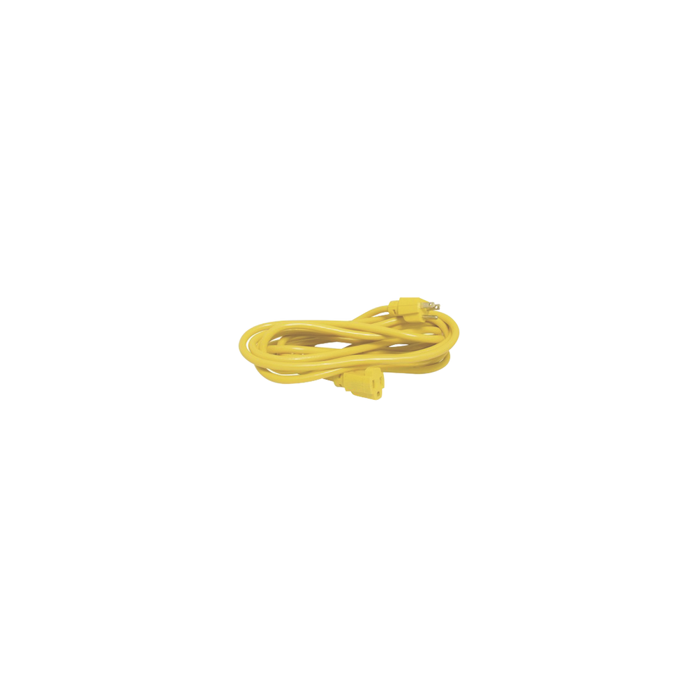 Extensión Eléctrica de Uso Rudo Aterrizada 30 metros / Color Amarillo.