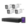 Kit TurboHD 1080p + SSD 1 TB / DVR 4 Canales / 4 Cámaras Bala ColorVu