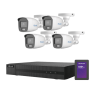 Kit TurboHD 1080p + SSD 1 TB / DVR 4 Canales / 4 Cámaras Bala ColorVu
