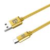 CABLE BLACKPCS (CA-3M) V8 ORO 300 CM TEJIDO 2.1A (CAGMT3M-3)