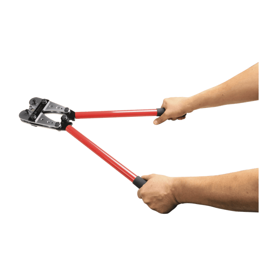Pinza para Ponchar o Crimpar Terminales Para Cables de Calibres 8 AWG
