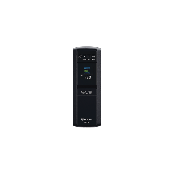 NO BREAK CYBERPOWER (CP1500PFCLCDA) 1500 VA /1000 W, INTERACTIVO, ONDA