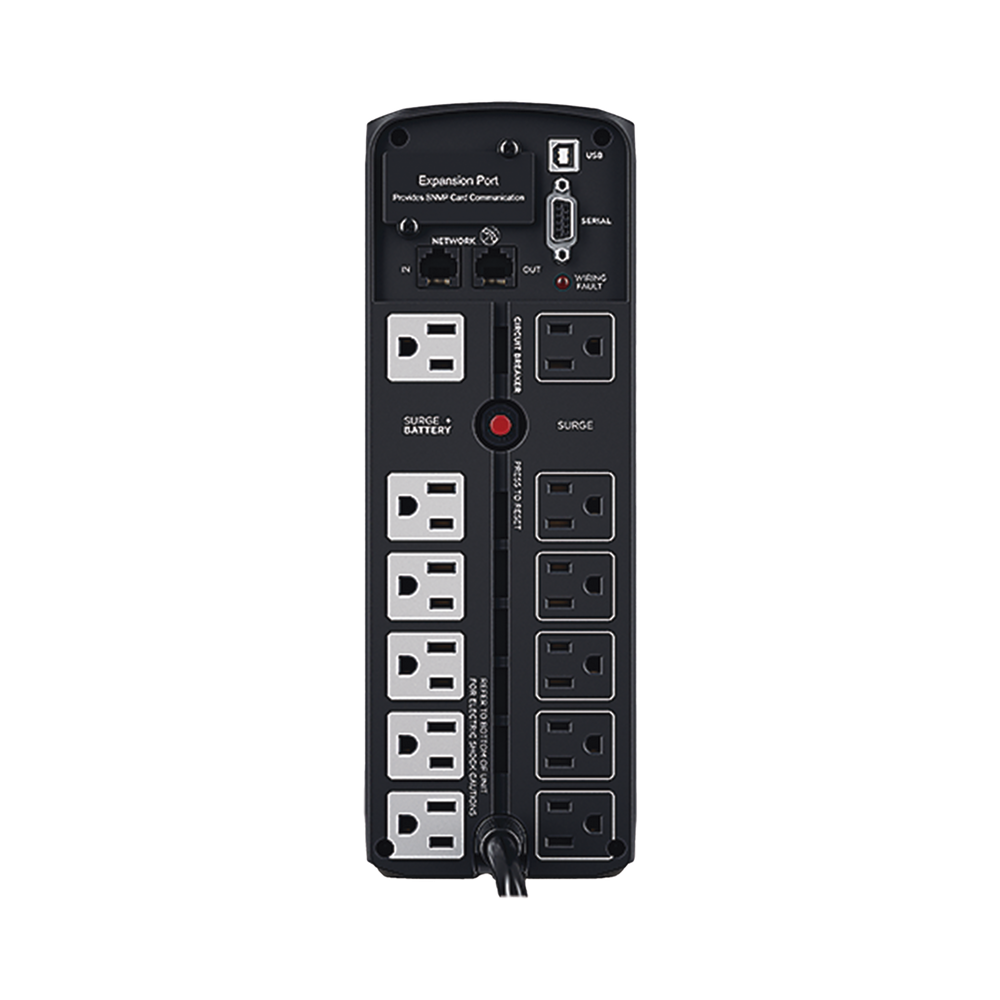 NO BREAK CYBERPOWER (CP1500PFCLCDA) 1500 VA /1000 W, INTERACTIVO, ONDA