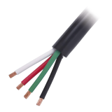 Cable Eléctrico de Uso Rudo 4 Hilos Calibre 18 AWG, Hasta 600 V. Rollo