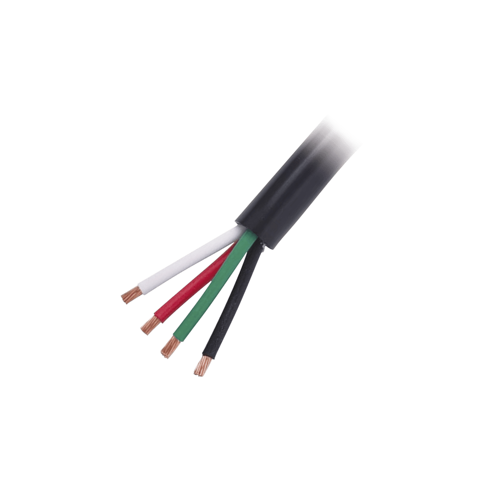 Cable Eléctrico de Uso Rudo 4 Hilos Calibre 18 AWG, Hasta 600 V. Rollo