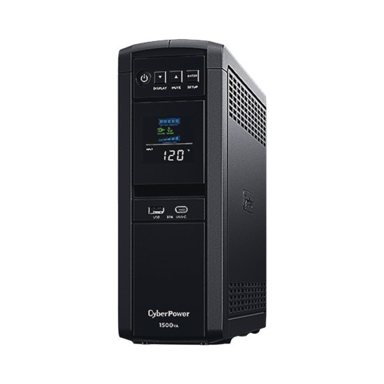 NO BREAK CYBERPOWER (CP1500PFCLCDA) 1500 VA /1000 W, INTERACTIVO, ONDA