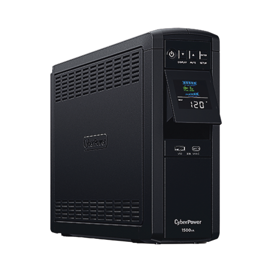NO BREAK CYBERPOWER (CP1500PFCLCDA) 1500 VA /1000 W, INTERACTIVO, ONDA