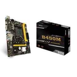 TARJETA MADRE BIOSTAR B450MH DDR4 HDMI PCIE M.2 SATA AMD RYZEN AM4