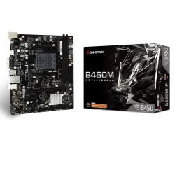TARJETA MADRE BIOSTAR B450MH DDR4 HDMI PCIE M.2 SATA AMD RYZEN AM4