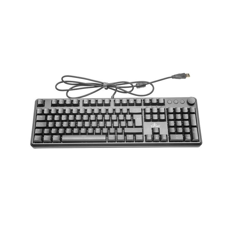 TECLADO GAMER YEYIAN YTM-28208B ASWARD S3000 MECANICO SWITCH AZUL RGB