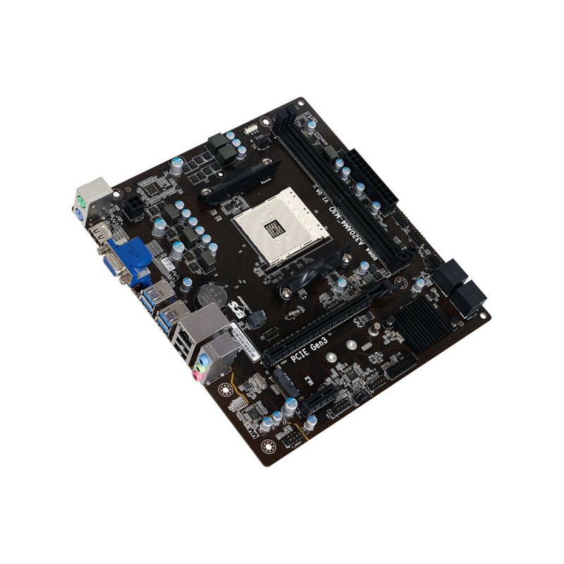 TARJETA MADRE ECS A320AM4-M3D RYZEN AM4 2xDDR4 2xPCIe GIGALAN USB HDMI