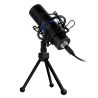 MICROFONO GAME FACTOR MCG700 USB, LED, AJUSTE VOLUMEN, STAND, ANTIPOP